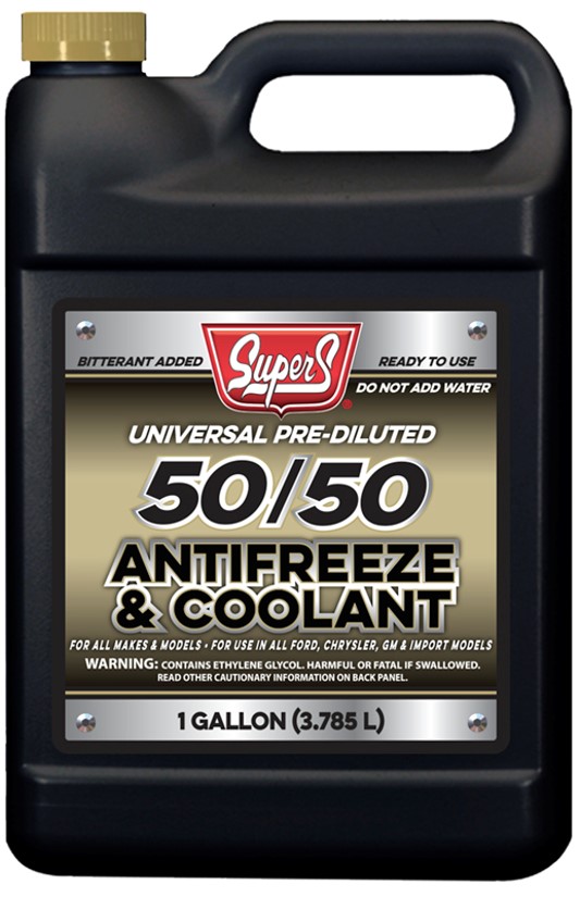 Super S Antifreeze Universal 50/50 4/ 1 Gallon Frank Silva & Sons